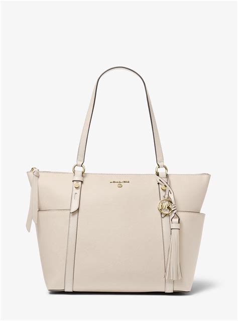 Sullivan Large Saffiano Leather Tote Bag – Michael Kors Pre